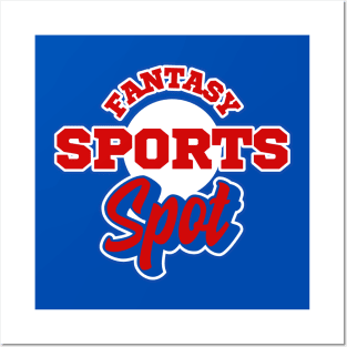 Fantasy Sports Spot Logo Posters and Art